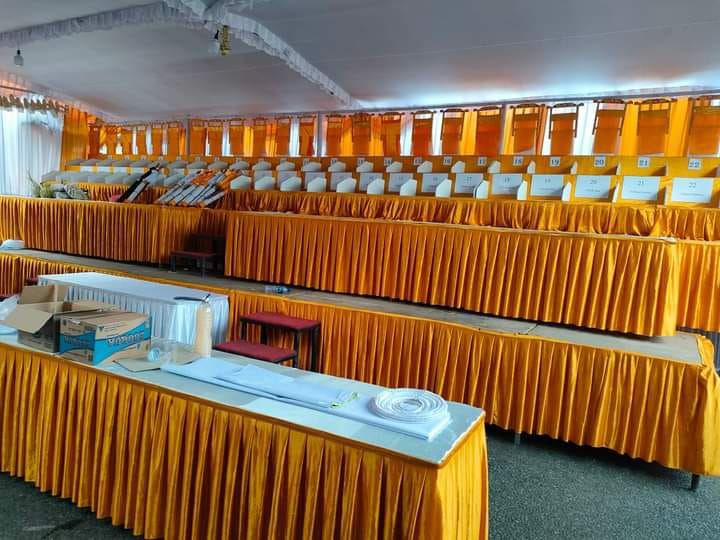 Taplak Meja Kotak wedding